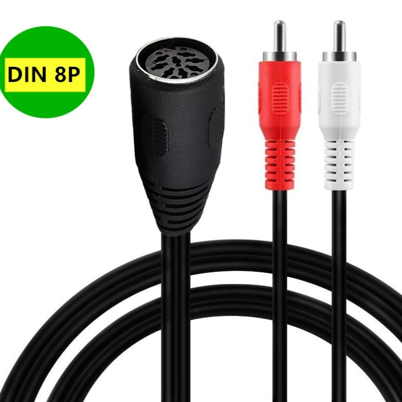 Besar 8-Core DIN 8PIN Perempua - Audio Music Instrumental ulasan dan harga